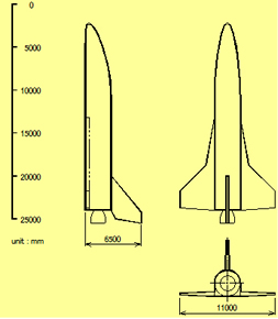 RLV実験機(構想図)