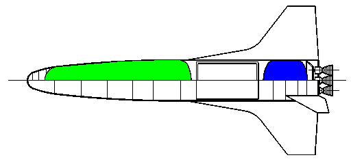 再使用型ロケットの概念図